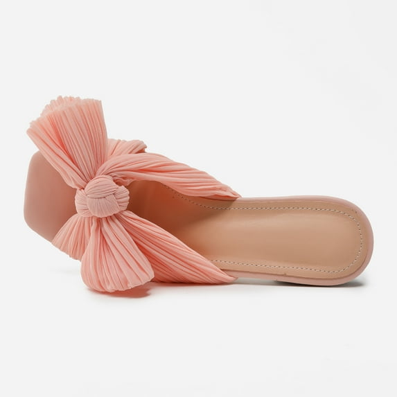 Gubotare Cute Slippers For Women Women's Slim Glamour Sw Flip Flop Sandal,Pink 8.5