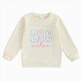 thumbnail image 1 of Gubotare Cute Sweatshirt for Teen Girls Girls Tops Long Sleeve Cute Shirring Fashion Pullover Sweatshirts 5T 6T (White,5-6 Years), 1 of 9