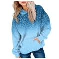 thumbnail image 1 of Gubotare Cute Teen Girl Hoodies Cute Hoodies for Teen Girls Printed Hoodie Print Hooded Sweatshirt Pullover Size 13-14 (Sky Blue,13-14 Years), 1 of 6