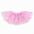 thumbnail image 1 of Gubotare Dance Skirts for Girls Girls' Skirts Layers Ruffle Tutu Dance Skirt for Kids 5T 6T (Red,5-6 Years), 1 of 6