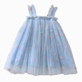 thumbnail image 1 of Gubotare Dresses for Baby Girl Dress for Baby Girl Infant Toddler Girls Summer Casual Dresses Strap Sleeveless Backless Beach Sundress 18 24 Months (Blue,18-24 Months), 1 of 9
