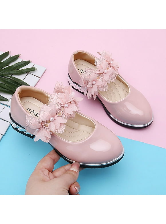 Gubotare Dressy Sandals Girl Wide Unisex-Child and Toddler Girls Buckle Slides Sandal (RD2,11.5)