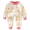 thumbnail image 1 of Gubotare Girl Pajamas Toddler Baby Girl Clothes Girl Long Sleeve Pullover Fall Winter Outfit Size 18 24 Months (Light Pink,18-24 Months), 1 of 5