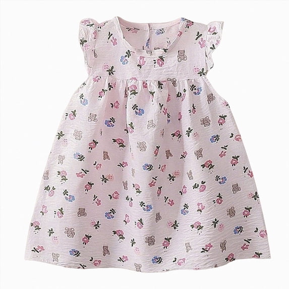 Gubotare Girl Party Dress Tutu Dress for Girls Tulle Dress Holiday Party Prom Dresses for Toddler Little Girl Birthday Outfit Graduation Dresses 2T 3T (Light Pink,2-3 Years)