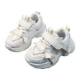 thumbnail image 1 of Gubotare Girl Sneakers Baby Shoes Girls Walking Shoes Non-Slip Soft Sole Sneakers Toddler Babygirl Size 11 (Beige,Little Kids 11), 1 of 5