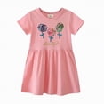 thumbnail image 1 of Gubotare Girl Summer Dress Toddler Girl Summer Dress Infant Baby Girl Casual Clothes Sleeveless Bowknot Beach Sundress Size 6-7 (Pink,6-7 Years), 1 of 6