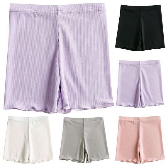 Gubotare Girl Underwear Little Girls' Soft Cotton Underwear Kids Breathable Comfort Panty Briefs (Purple,3-4 Years)