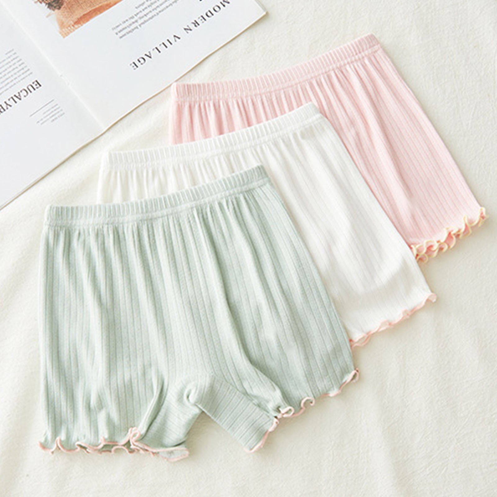 Gubotare Girl Underwear Soft Cotton Girls' Panties Boyshort Little