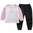 thumbnail image 1 of Gubotare Girls Back To School Outfit Teen Girls 2 Piece Sweat Outfits Long Sleeve Sweatshirt Casual Legging Pant Kids Clothes Sets Size 9-10 (C,9-10 Years), 1 of 3