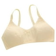 thumbnail image 1 of Gubotare Girls Bras Sports Bra Girls Training Bra-Racerback Sports Seamless Bras, Teen Bra Comfort Seamless (Beige,10-16 Years ), 1 of 4