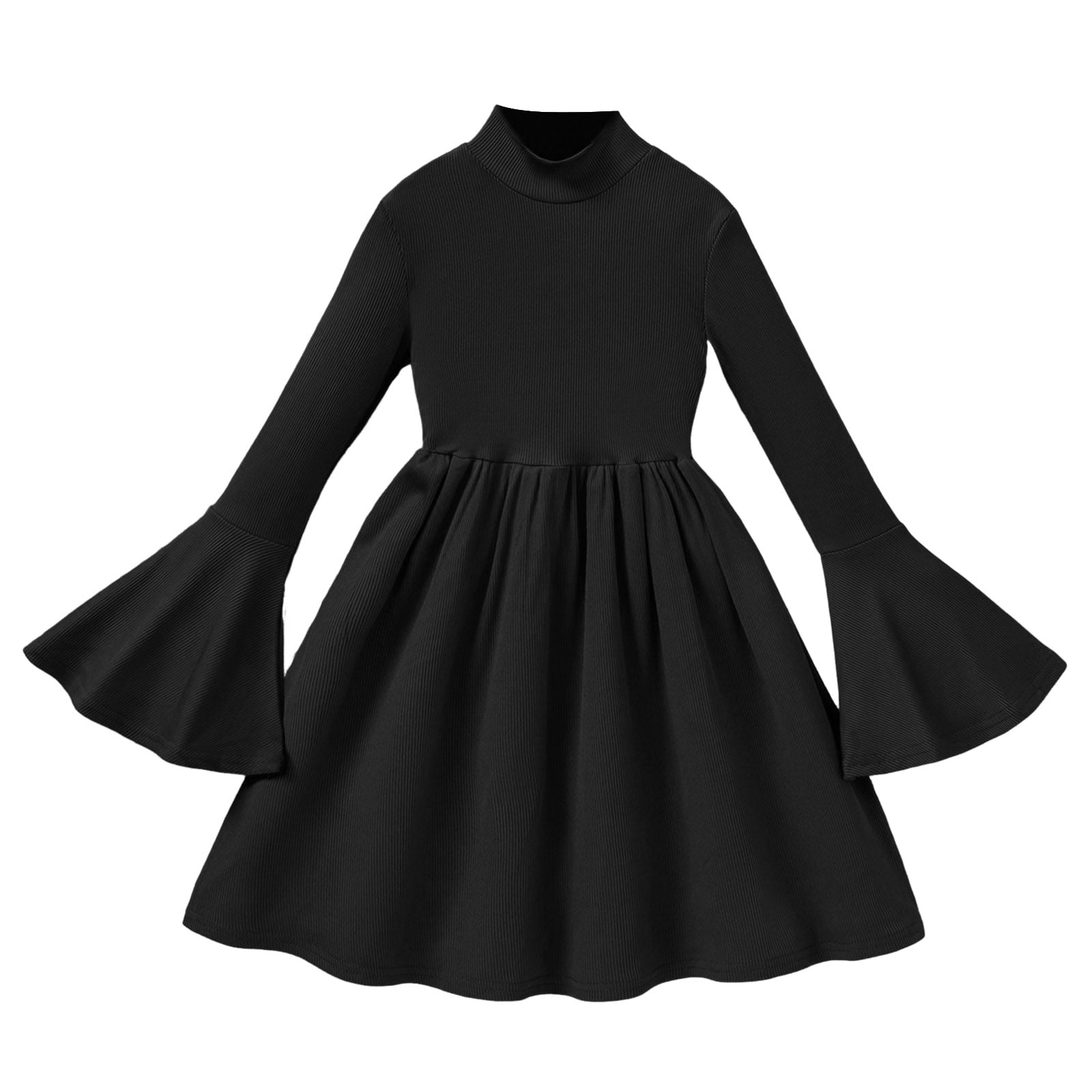 Gubotare Girls Dresses Graduation Toddler Tutu Dress Girls Fluffy Tiered Summer Dresses Cute Party Tulle Sundress for Kids Size 9-10 (Black,9-10 Years