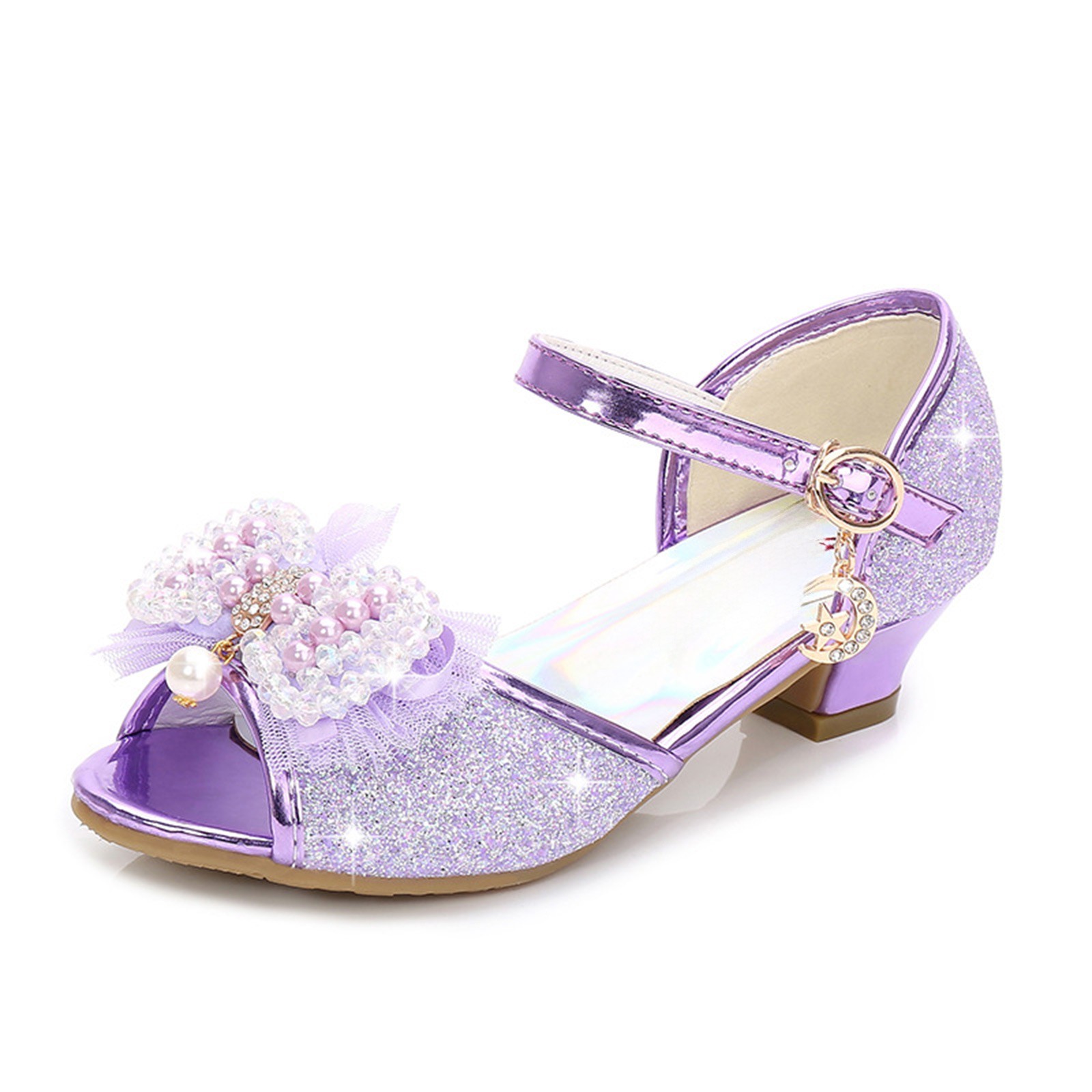 Gubotare Girls Heels Girls Sandals Grils Dress Shoes Wedding Party 