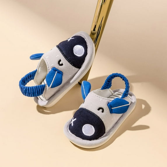 Gubotare Girls House Slippers Warm Soft Boot Slipper Non-Slip House Shoes Slip on Baby Sock Shoes Lightweight Outdoor Walking Shoes (Blue,8.5)