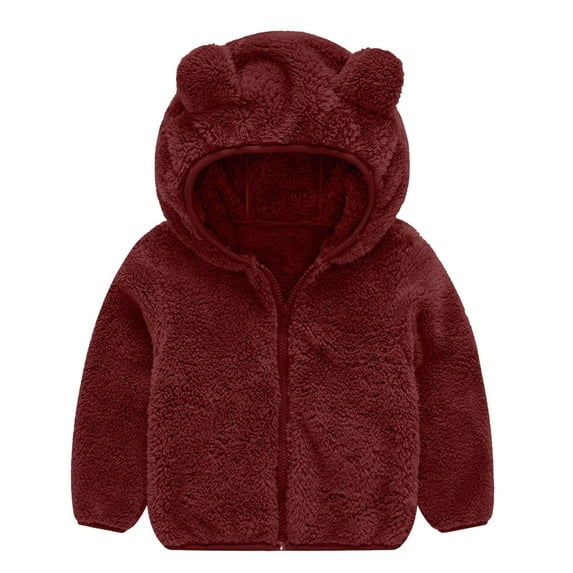 Gubotare Girls Jackets Toddler Girls Thin Fleece Jacket Cartoon Spring Baby Girls Boys Coats for Kids Size 18 24 Months (,18-24 Months)