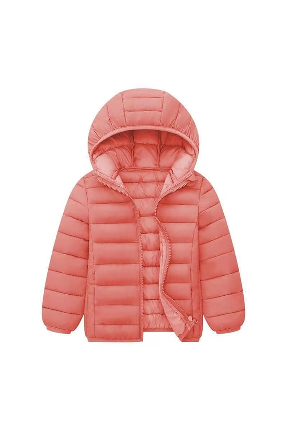 Girls Jackets Winter Girlâs Winter Waterproof Coat Warm Hooded Parka Jacket Long Size 6T 7T ( Red,6-7 Years)