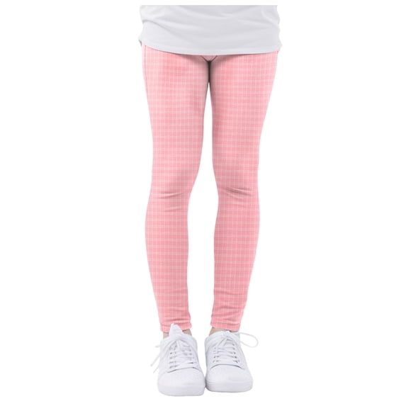 Gubotare Girls Leggings Capri Girls Leggings Tights Soft Comfortable Pants for Kids Stretchy Ankle Length Athletic Yoga Size 11-12 (Pink,11-12 Years)