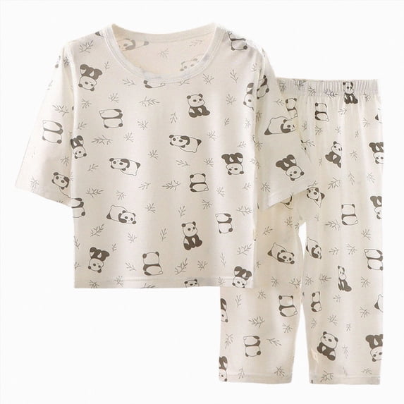 Gubotare Girls Pajama Set Soft Kids & Toddler Girls Boys Pajamas 2 Piece Pjs Set Sleepwear 4T 5T (Black,4-5 Years)