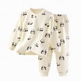 thumbnail image 1 of Gubotare Girls Pajamas Long Sleeve Unisex Toddlers and Baby Snug-Fit Cotton Pajamas 3T 4T (White,3-4 Years), 1 of 4