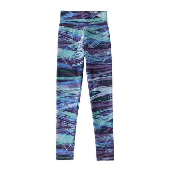 Gubotare Girls Pants Girls Athletic Leggings Cross High Waisted Yoga Pants for Kids Dance Workout Running Tights with Pockets (Navy,Size 2-3 Years)