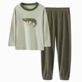 thumbnail image 1 of Gubotare Girls Pjs Sets Unisex Baby, Toddlers and Kids' Snug-Fit Cotton Pajama Sleepwear Sets Size 14-15 (Green,14-15 Years), 1 of 6