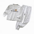 thumbnail image 1 of Gubotare Girls Pjs Soft Breathable Baby Toddler Boys Girls Snug Fit Pjs Long Sleeve Pajamas Set Sleepwear 12 18 Months (Light Gray,12-18 Months), 1 of 4