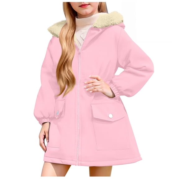 Gubotare Girls Puffer Jackets Baby Toddler Girls Boys Puffer Down Jacket Winter Lightweight Coat 5T 6T (Pink,5-6 Years)