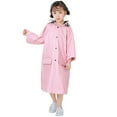 thumbnail image 1 of Gubotare Girls Rain Jacket with Hood Kids Umbrella for Girls and Boys & Rain Coats Set -Toddler Kids Raincoat Boys Girls Jacket 2T 3T 4T 5T 6T 7T (Pink,6-8 Years), 1 of 9