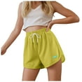 thumbnail image 1 of Gubotare Girls Shorts Girls Summer Casual Shorts Stretch Mid to High Rise Waist Shorts (Green,Size 2-3 Years), 1 of 5