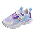 thumbnail image 1 of Gubotare Girls Sneakers Baby Shoes Girls Walking Shoes Non-Slip Toddler Breathable Sneakers Sneakers Size 13 (Purple,Little Kids 13), 1 of 9