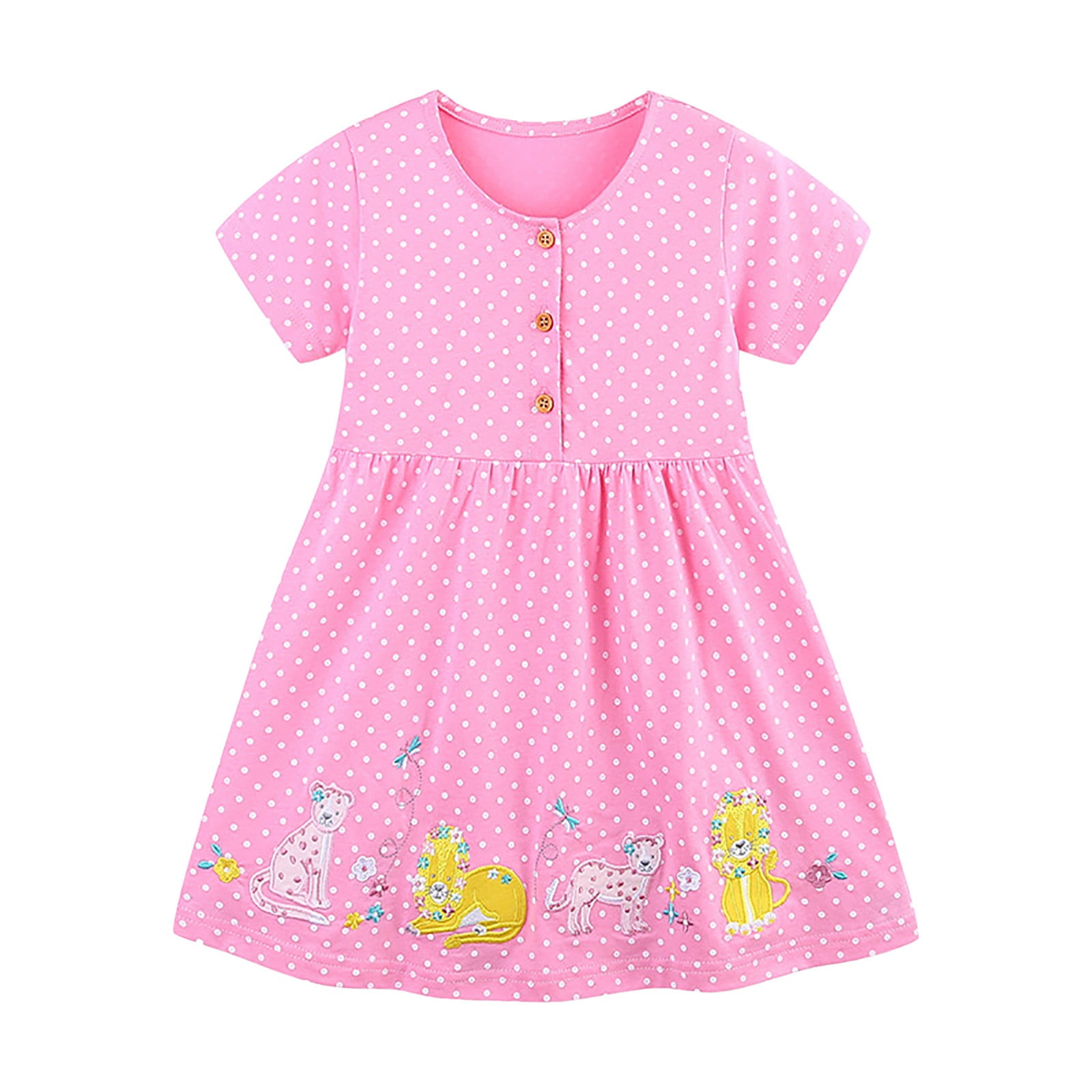 Gubotare Girls Summer Dresses Boho Baby Toddler Girls Dress Clothes ...
