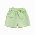 thumbnail image 1 of Gubotare Girls Summer Shorts Girls Shorts Casual Shorts Breathable Workout Running Shorts for Toddler Kids 2T 3T (Light Green,2-3 Years), 1 of 6