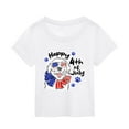 thumbnail image 1 of Gubotare Girls T Shirt Kid Shirts Graphic Printed Tees for Boys and Girls Novelty Fashion T-Shirts Unisex Casual Tops 2T 3T,White 2-3 Years, 1 of 3
