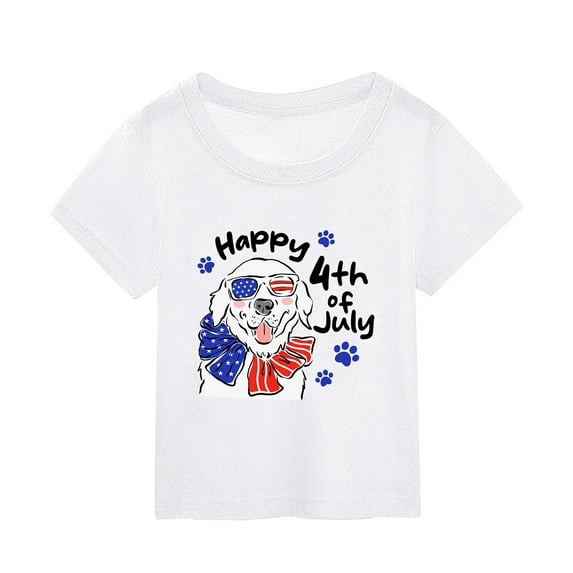Gubotare Girls T Shirt Kid Shirts Graphic Printed Tees for Boys and Girls Novelty Fashion T-Shirts Unisex Casual Tops 2T 3T,White 2-3 Years