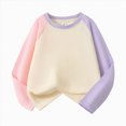 thumbnail image 1 of Gubotare Girls Tops Tees Girls Long Sleeve Tees Girls Round-neck Long-sleeved Shirts Kids Loose Tunic Size 9-10 (Pink,9-10 Years), 1 of 8
