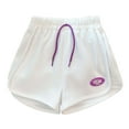 thumbnail image 1 of Gubotare Girls Volleyball Shorts Girls Tennis Shorts High Waisted Golf Skorts Athletic Shorts Size 6-7 (White,6-7 Years), 1 of 4
