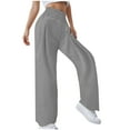 thumbnail image 1 of Gubotare Girls Wide Legged Sweatpants Girls' Sweatpants - Active Jogger Pants for Girls Size 6-7 (Grey,6-7 Years), 1 of 3