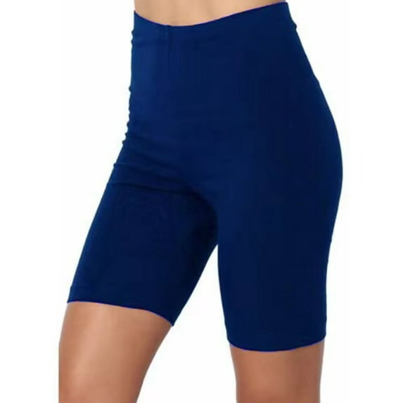Gubotare High Waisted Shorts Women's Three Part Leggings, Sports Shorts(Navy,3XL)