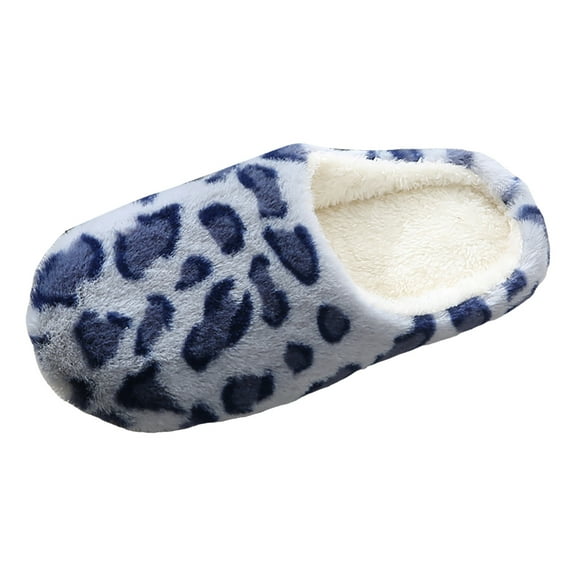 Gubotare Home Slippers Women Cute Animal Slippers for Womens Mens Indoor Soft Cozy Cotton Warm Winter Home Slippers Funny Preppy Bedroom Shoe for Women Men Size 7 (Grey,7)