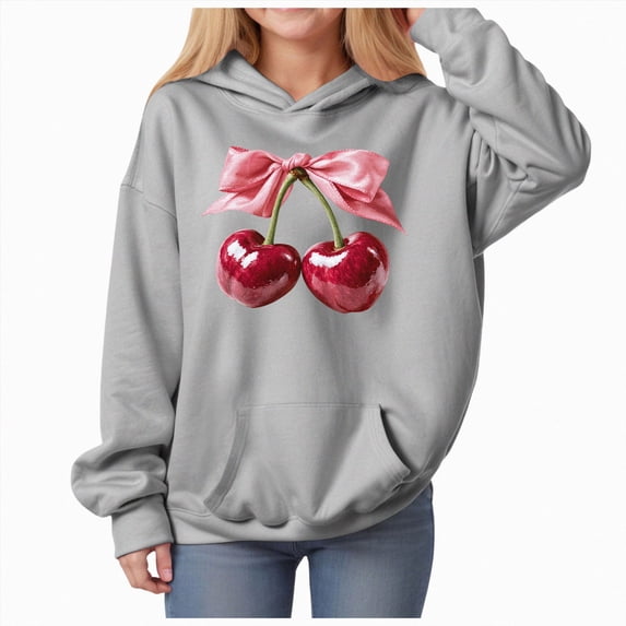 Gubotare Hoodie Girls Girls Oversized Full Zip Hoodie Casual Long Sleeve Sweatshirts Cute Jackets with Pockets Size 7-8 (Grey,7-8 Years)