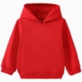 thumbnail image 1 of Gubotare Hoodie for Boys Long Sleeve Boys Sweatshirts Hoodies Tops Long Sleeve Outfits Pullover Outwear Clothes Size 7-8 (Red,7-8 Years), 1 of 8