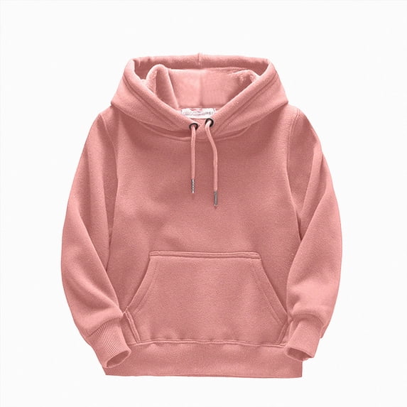 Gubotare Hoodies for Kids Boys Boys Hoodie Pullover Youth Hooded Sweatshirt Kid's Warm Clothes Teen Pullover Size 6-8 (Pink,6-8 Years)