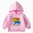 thumbnail image 1 of Gubotare Infant Hoodies Boys Boys Fashion Hoodies Kids Long Sleeve Hooded Sweatshirts 2T 3T (Pink,2-3 Years), 1 of 7