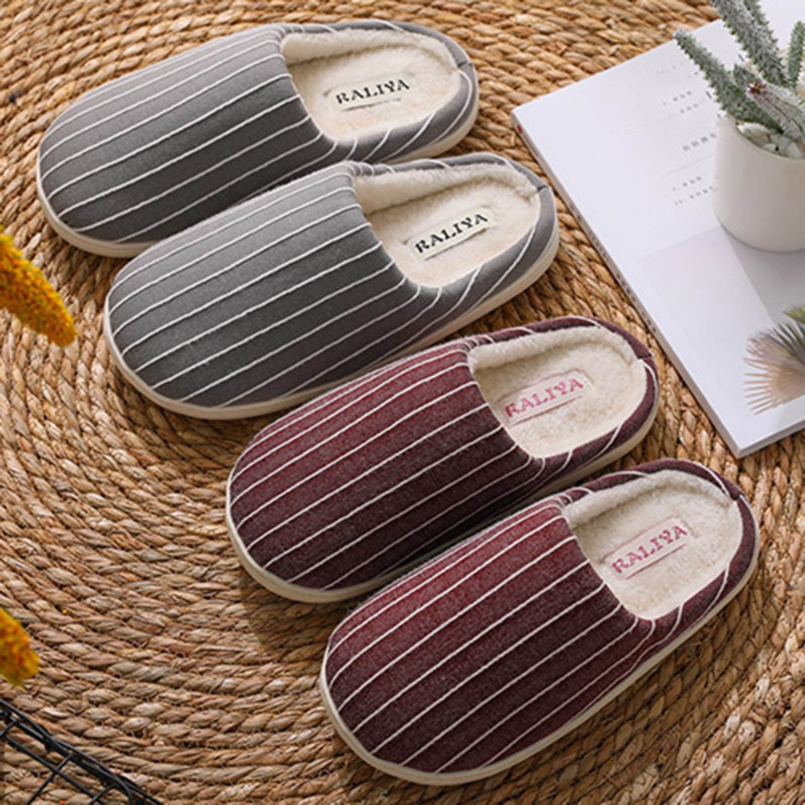 Gubotare Isotoner Slippers Women House Slippers with Arch