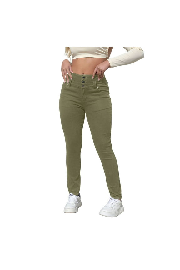 Jean Leggings for Women Women's Ultra Fit Mid-Rise Soft Denim Juniors Jeans (AG,Size XXL)