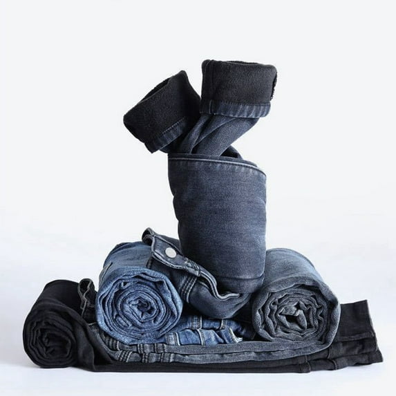 Gubotare Jeans Women Plus Size Women's Modern Skinny Denin Jeans (Grey,L)