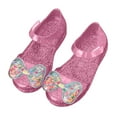 thumbnail image 1 of Gubotare Jelly Shoes for Toddler Girls Girls' Princess Style Jelly Sandals New Summer Non-Slip Princess Shoes (Pink,Size 12.5), 1 of 8