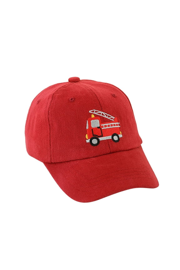 Kid Hat Girls Glitter Baseball Cap Girl Hat - Kids Trucker Hat (Red,One Size)