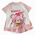 thumbnail image 1 of Gubotare Kid Pajamas Infant Kids Toddler Girls Boys Soft Comfy Sleepwear Pajamas 2pcs Set 2T 3T (Pink,2-3 Years), 1 of 7