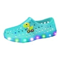 thumbnail image 1 of Gubotare Kids' Boys Girls LED Clogs Cute Garden Shoes Cartoon Sandals Size 10 (Green,Little Kids 10), 1 of 6