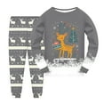 thumbnail image 1 of Gubotare Kids Christmas Pajamas for Boys Pajama Set 2 Piece Pjs Set Sleepwear Long Sleeve Top with Bottom Size 6-7 (Grey,6-7 Years), 1 of 4